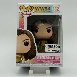Funko Pop Wonder Woman #332 in Golden Armor “Amazon Exclusive”